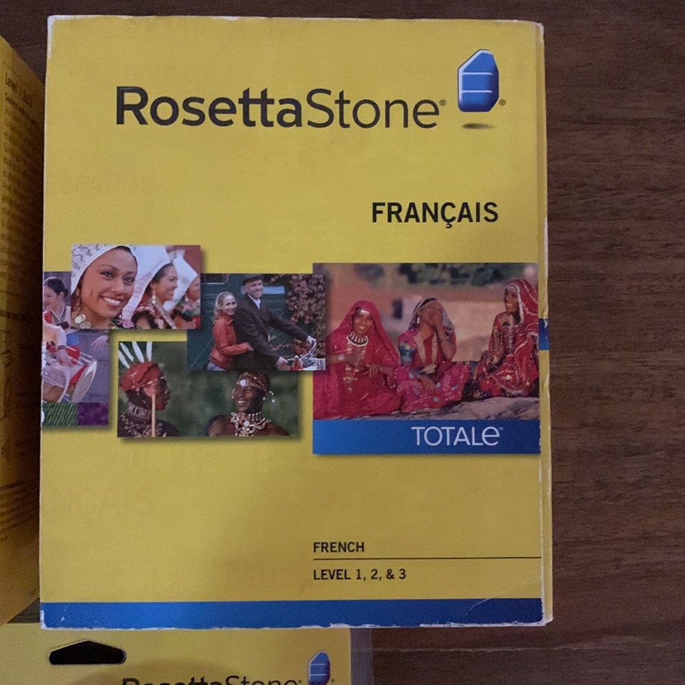French Level 1,2,3 Rosetta Stone